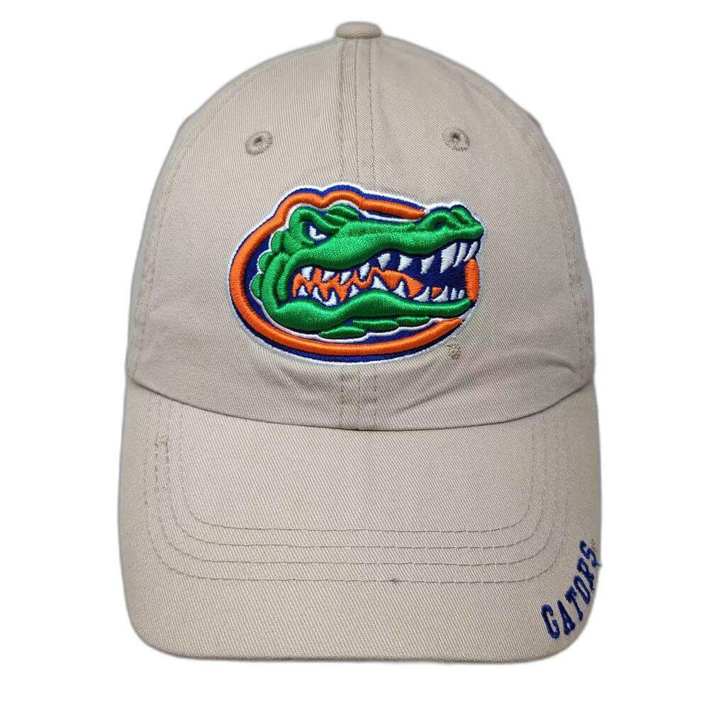 Florida Gators NCAA Captivating Headwear Baseball Cap Beige Green One Size Logo